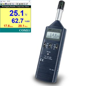 ترمو رطوبت سنج دیتالاگر دار TES مدل 1361C