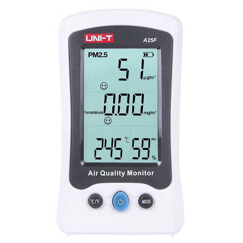 فرمالدهید وکیفیت سنج هوا UNI-T A25F