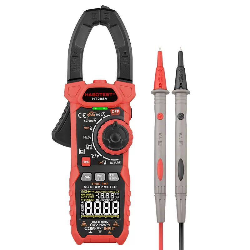 pl32372773-ht208a_digital_clamp_meter_6000counts_habotest_1000v_ohm_hz_temperature_ncv_vfd_duty_test_pinza_amper_inrush_dca_zero.webp مولتی متر کلمپی HABOTEST مدل HT208A - Image 1