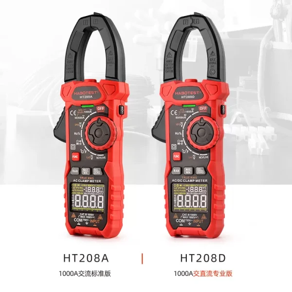 مولتی متر کلمپی HABOTEST مدل HT208D - Image 2